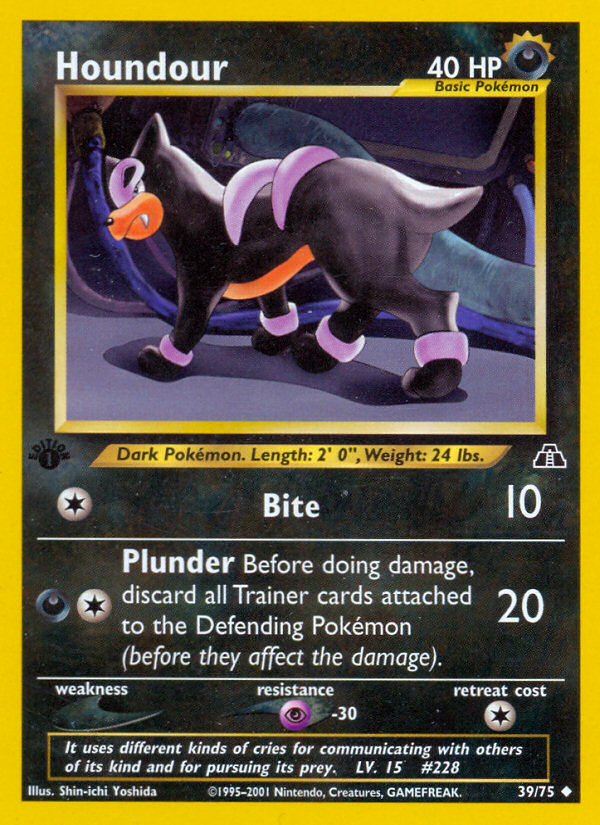 Houndour 39/75 — Pokémon Neo Discovery