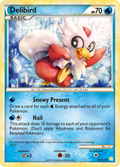 Delibird 39/123 Pokémon HeartGold & SoulSilver (2010) English card — catalogue reference