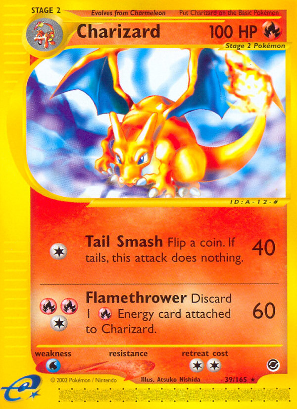 Charizard 39/165 — Pokémon Expedition Base Set