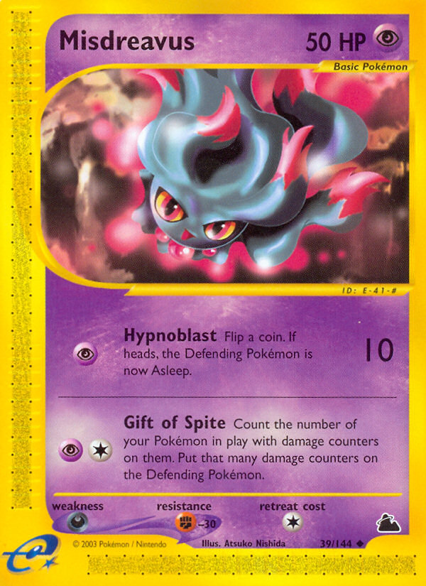 Misdreavus 39/144 — Pokémon Skyridge