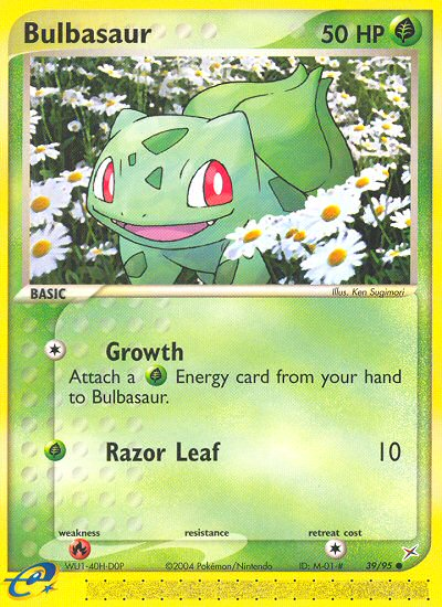 Bulbasaur 39/95 — Pokémon EX Team Magma vs Team Aqua