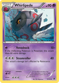 Whirlipede 39/98 Pokémon Emerging Powers (2011) English card — catalogue reference