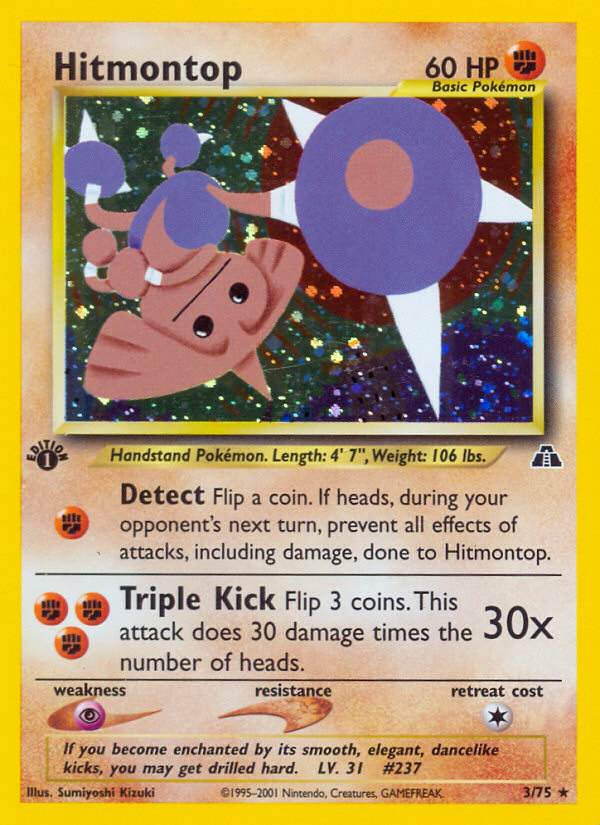Hitmontop 3/75 — Pokémon Neo Discovery