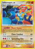 Infernape 3/100 Pokémon Stormfront (2008) English card — catalogue reference