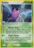 Crobat 3/101 Pokémon EX Hidden Legends 2004 Holo Rare card