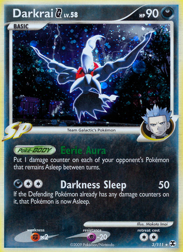 Darkrai G 3/111 Pokémon Rising Rivals (2009) English card — catalogue reference