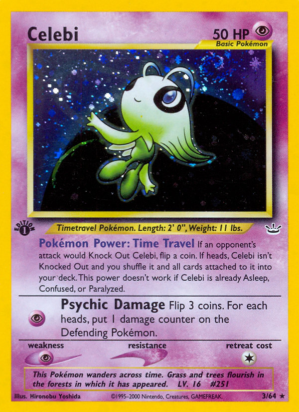 Celebi 3/64 — Pokémon Neo Revelation