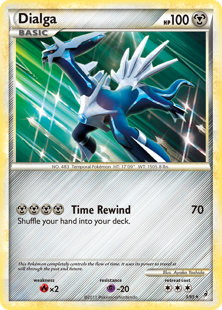 Dialga 3/95 Pokémon Call of Legends (2011) English card — catalogue reference