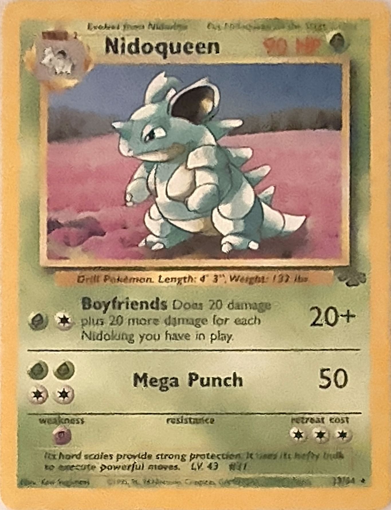 Nidoqueen (23) Rare Jungle 23/64 MP