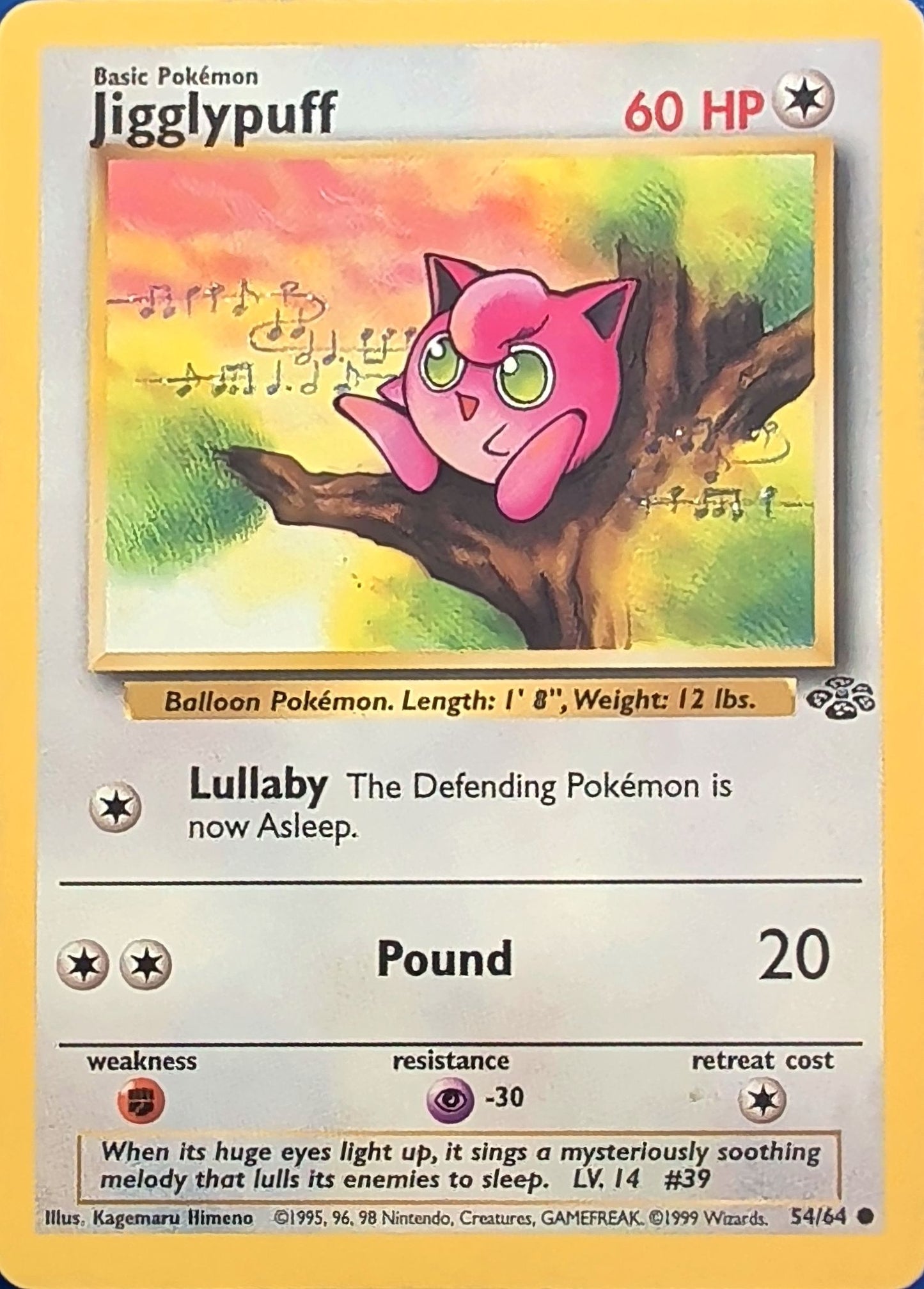 Koffing Common Base Set 051/102 MP (Back)