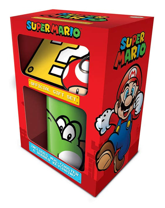 Pyramid International - Super Mario (Yoshi) Mug Coaster & Keychain