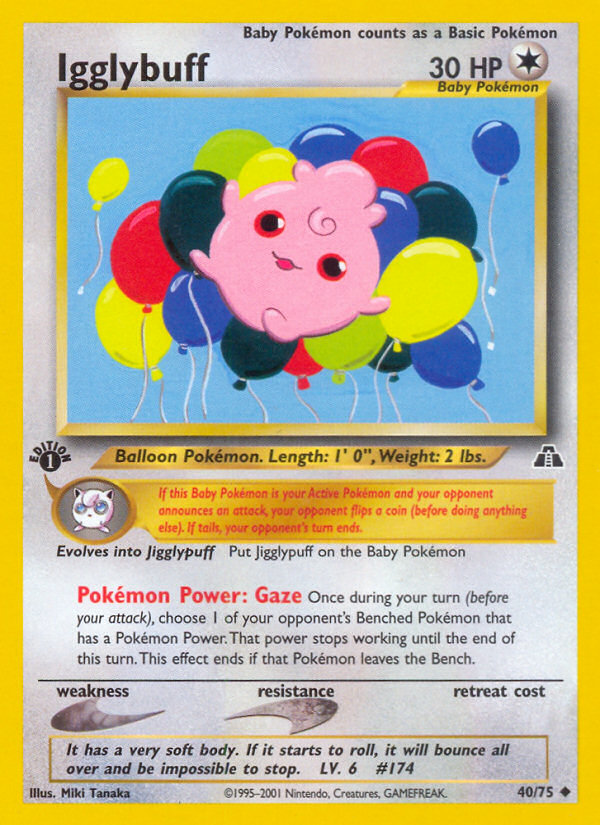 Igglybuff 40/75 — Pokémon Neo Discovery