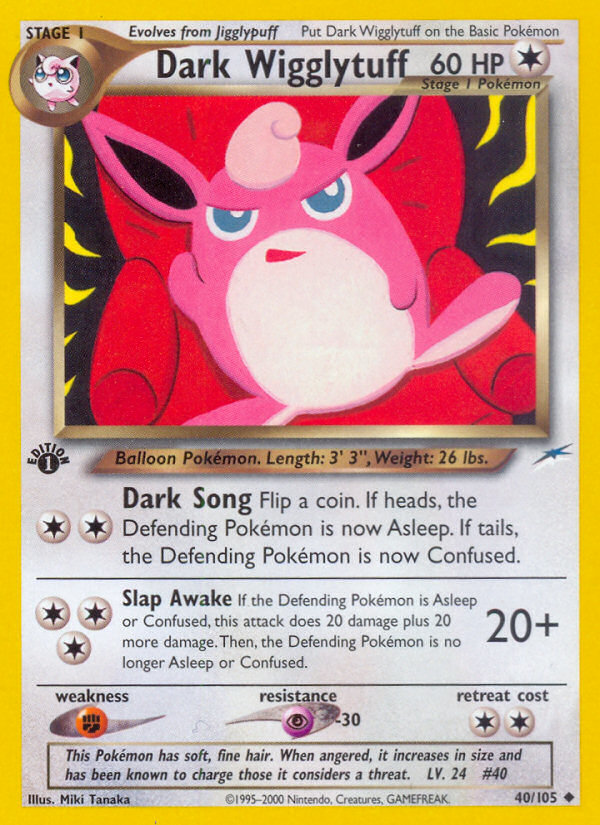 Dark Wigglytuff 40/105 — Pokémon Neo Destiny