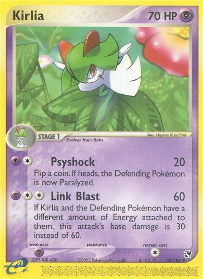Kirlia 40/100 — Pokémon EX Sandstorm
