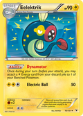 Eelektrik 40/101 Pokémon Noble Victories (2011) English card — catalogue reference