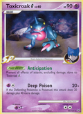 Toxicroak G 40/127 Pokémon Platinum (2009) English card — catalogue reference