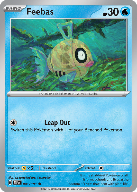 Pokemon Feebas Surging Sparks 041/191
