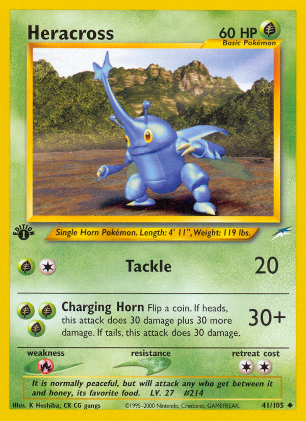 Heracross 41/105 — Pokémon Neo Destiny