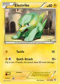 Electrike 41/124 Pokémon Dragons Exalted (2012) English card — catalogue reference