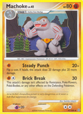 Machoke 41/100 Pokémon Stormfront (2008) English card — catalogue reference