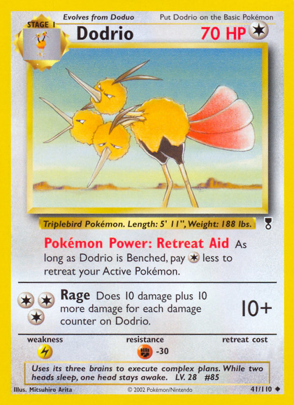 Dodrio 41/110 — Pokémon Legendary Collection