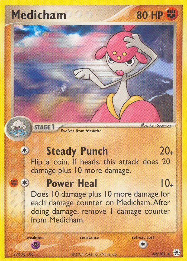 Medicham 42/101 EX Hidden Legends 2004