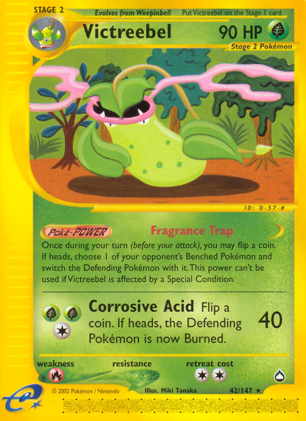 Victreebel 42/147 — Pokémon Aquapolis