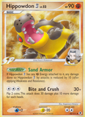 Hippowdon E4 42/111 Pokémon Rising Rivals (2009) English card — catalogue reference