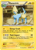 Manectric 43/124 Pokémon Dragons Exalted (2012) English card — catalogue reference