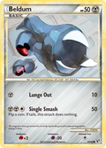 Beldum 43/90 Pokémon Undaunted (2010) English card — catalogue reference