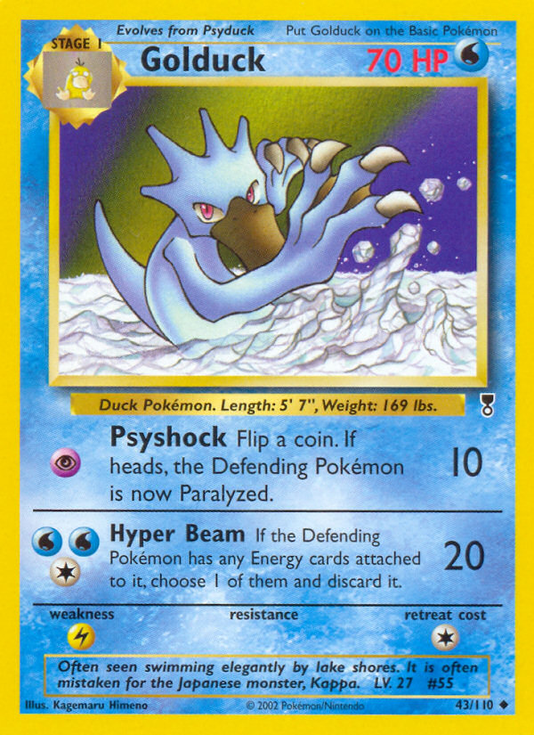 Golduck 43/110 — Pokémon Legendary Collection