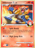 Infernape E4 43/111 Pokémon Rising Rivals (2009) English card — catalogue reference