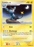 Luxio 43/99 Pokémon Arceus (2009) English card — catalogue reference