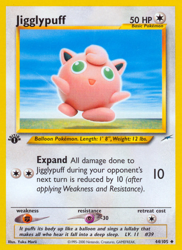 Jigglypuff 44/105 — Pokémon Neo Destiny