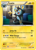 Luxio 44/99 Pokémon Next Destinies (2012) English card — catalogue reference