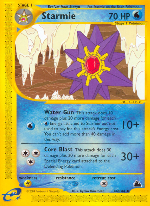 Starmie 44/144 — Pokémon Skyridge