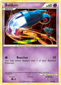 Beldum 44/95 Pokémon Unleashed (2010) English card — catalogue reference