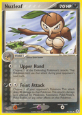 Nuzleaf 45/101 EX Hidden Legends 2004