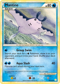 Mantine 45/123 Pokémon HeartGold & SoulSilver (2010) English card — catalogue reference