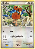 Doduo 45/90 Pokémon Undaunted (2010) English card — catalogue reference