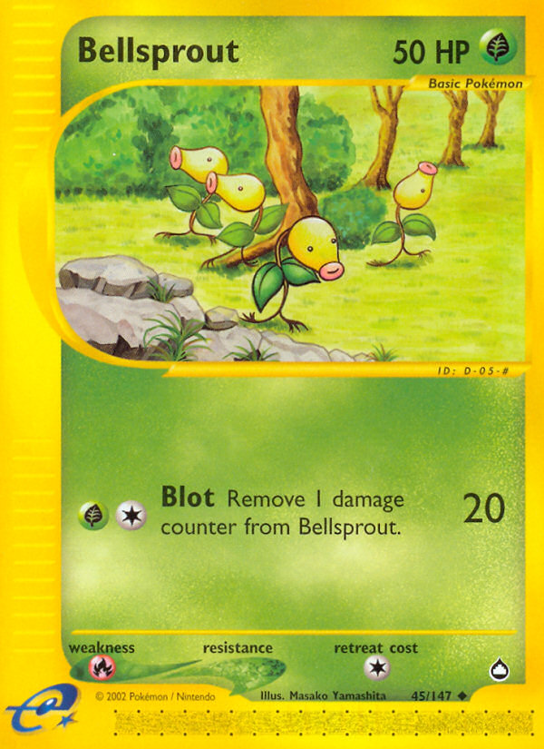 Bellsprout 45/147 — Pokémon Aquapolis