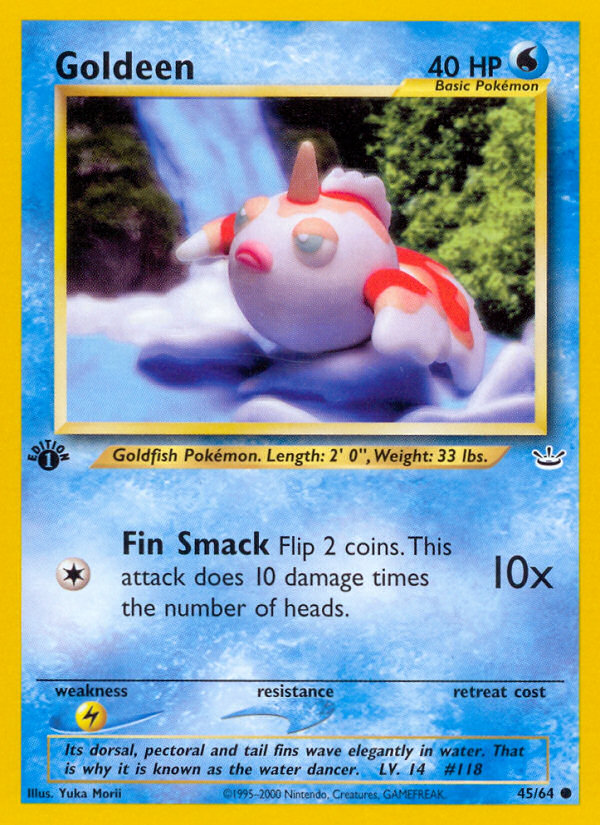 Goldeen 45/64 — Pokémon Neo Revelation