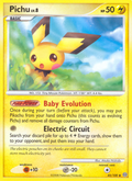 Pichu 45/100 Pokémon Stormfront (2008) English card — catalogue reference