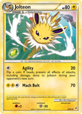 Jolteon 45/95 Pokémon Call of Legends (2011) English card — catalogue reference