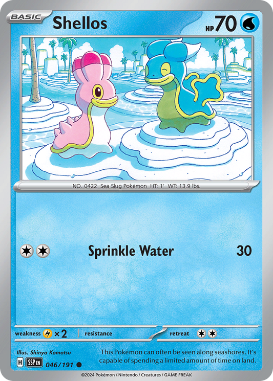 Pokemon Shellos Surging Sparks 046/191