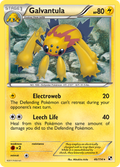 Galvantula 46/114 Pokémon Black & White (2011) English card — catalogue reference