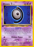 Unown [D] 47/75 — Pokémon Neo Discovery
