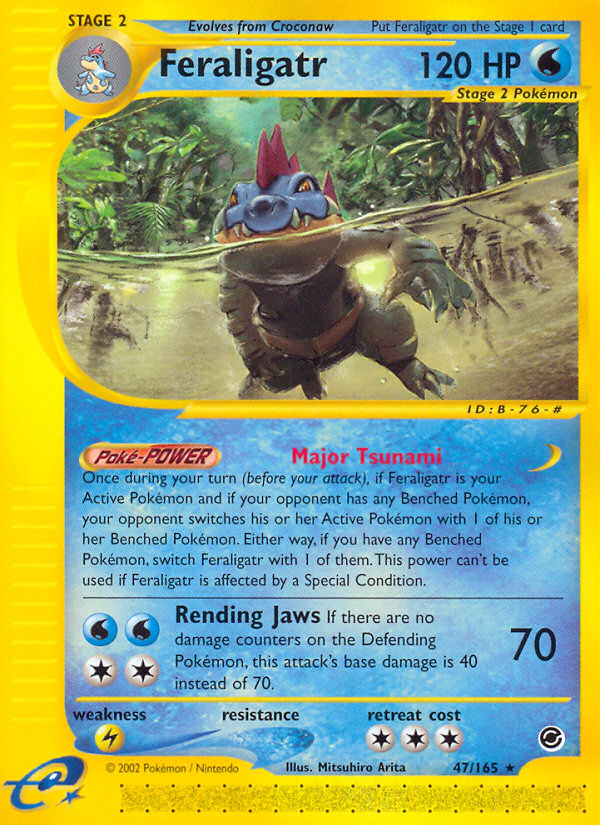 Feraligatr 47/165 — Pokémon Expedition Base Set