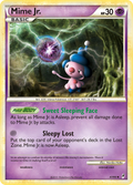 Mime Jr. 47/95 Pokémon Call of Legends (2011) English card — catalogue reference