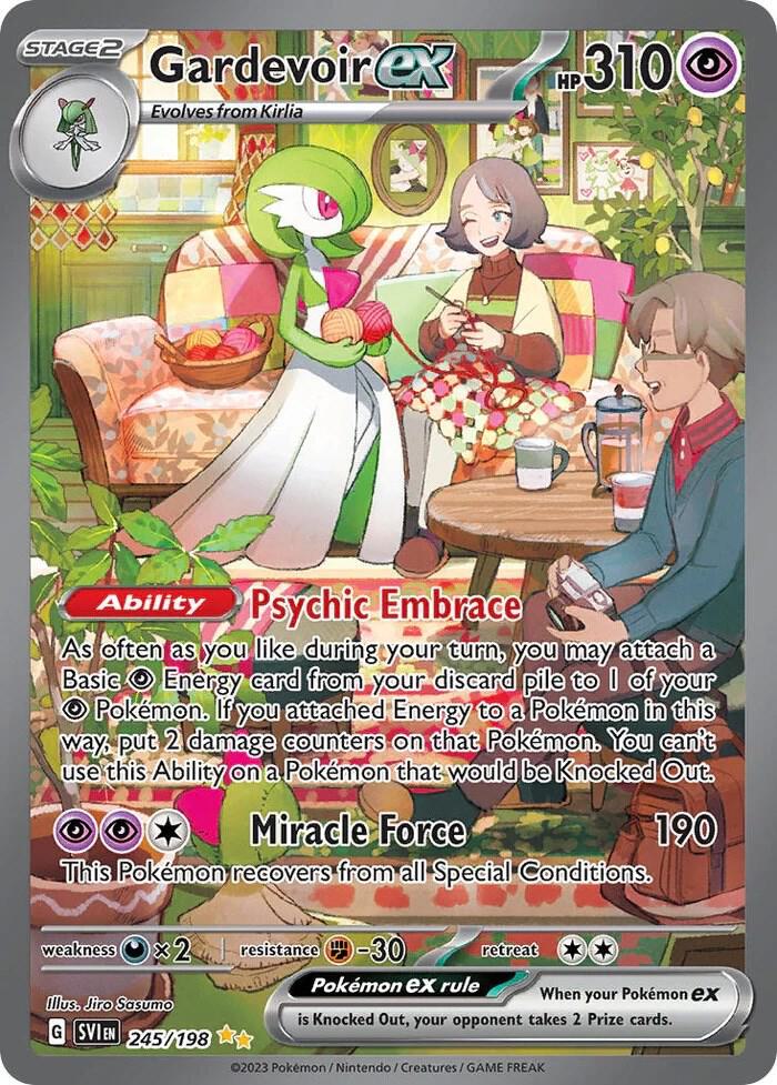 Gardevoir ex - Special Illustration Rare SV01: Scarlet & Violet Base Set 245/198 MP (Back)
